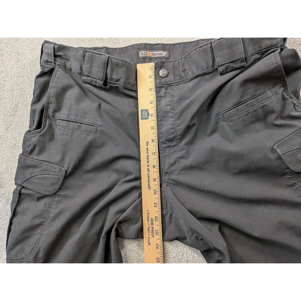 5.11 Tactical Men Cargo Pants Black Ripstop Utility Trousers 40x34 TLBLIN-4196-4